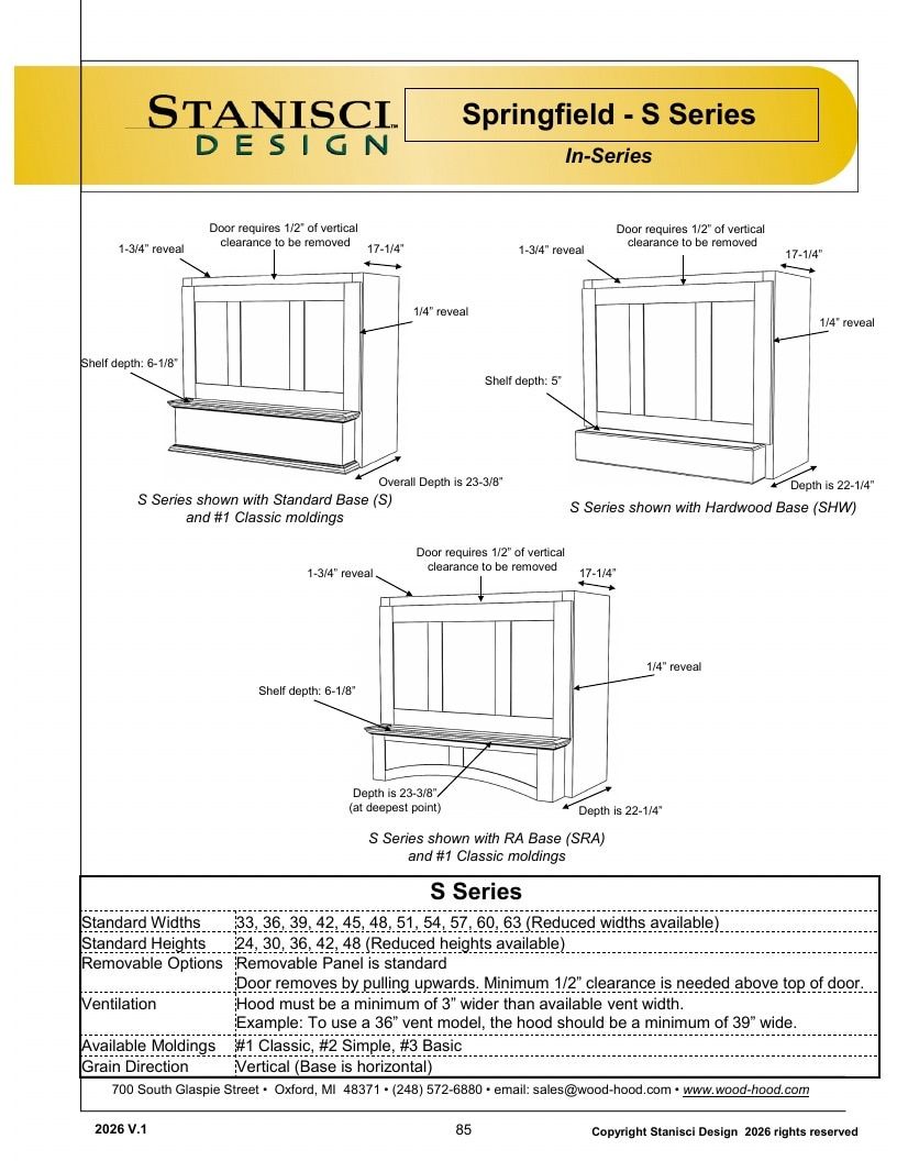 Stanisci Design Wood Hood Catalog Weekly Ad January 1 - December 31, 2026