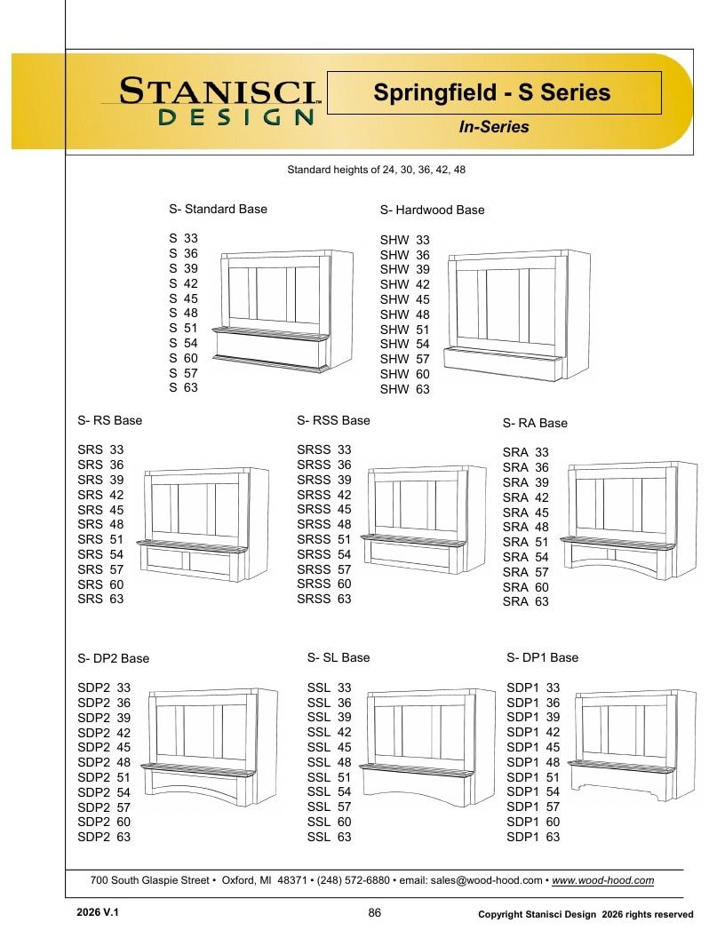 Stanisci Design Wood Hood Catalog Weekly Ad January 1 - December 31, 2026
