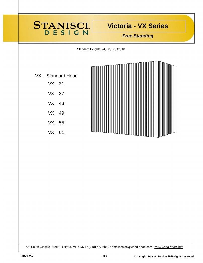 Stanisci Design Wood Hood Catalog Weekly Ad January 1 - December 31, 2026
