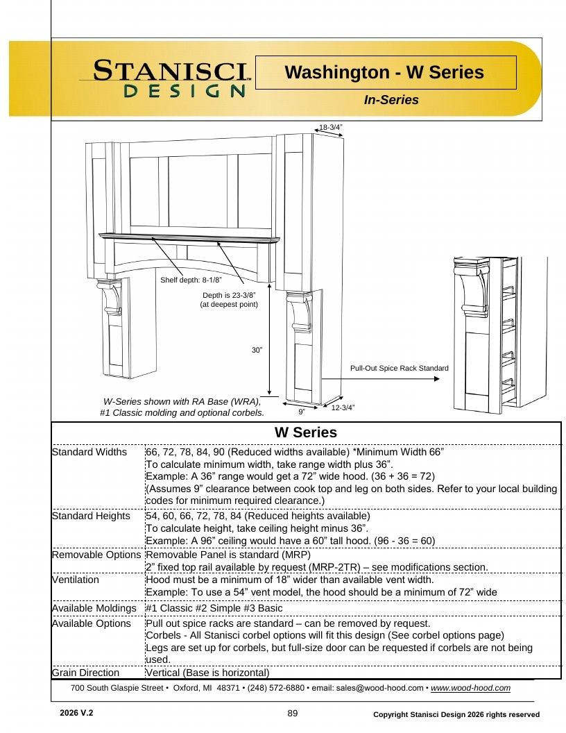 Stanisci Design Wood Hood Catalog Weekly Ad January 1 - December 31, 2026