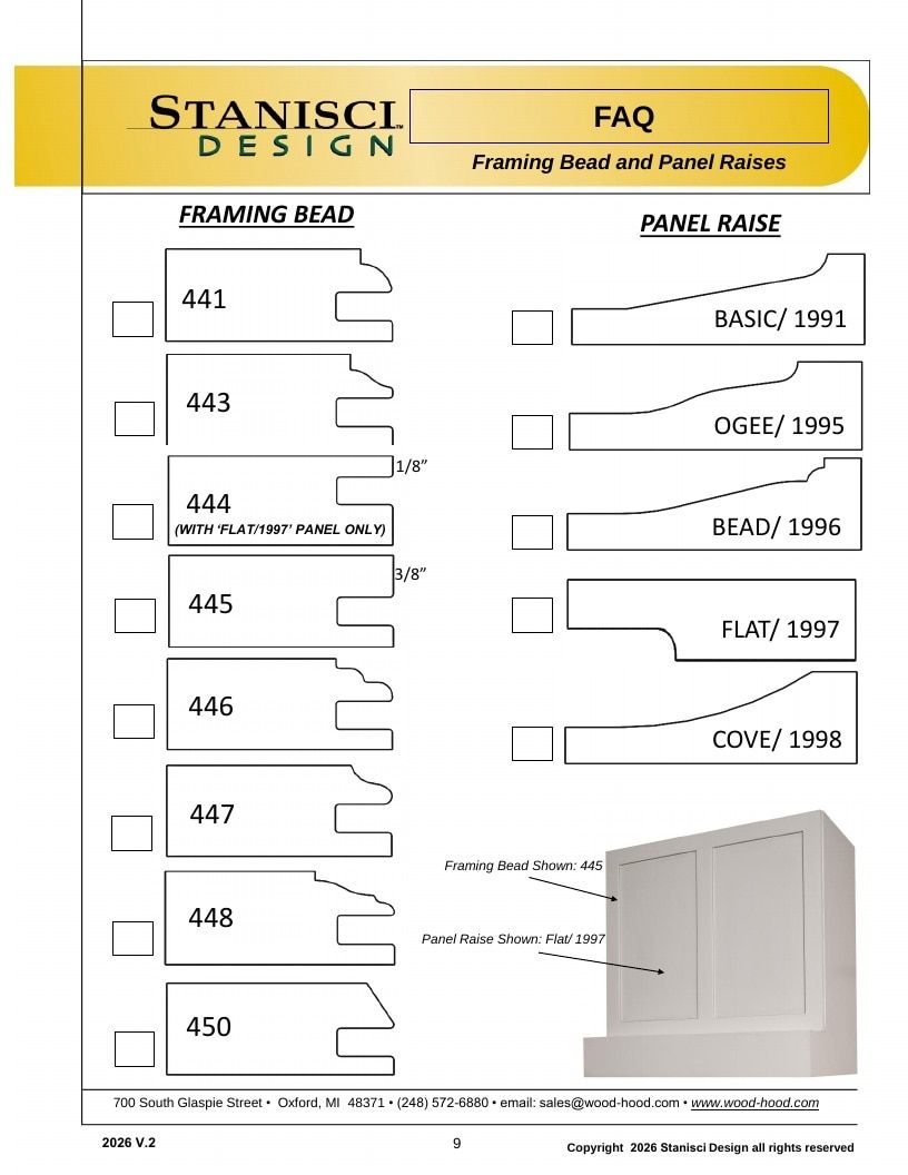 Stanisci Design Wood Hood Catalog Weekly Ad January 1 - December 31, 2026