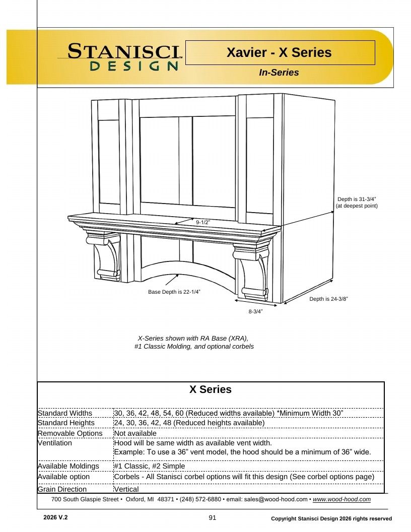 Stanisci Design Wood Hood Catalog Weekly Ad January 1 - December 31, 2026