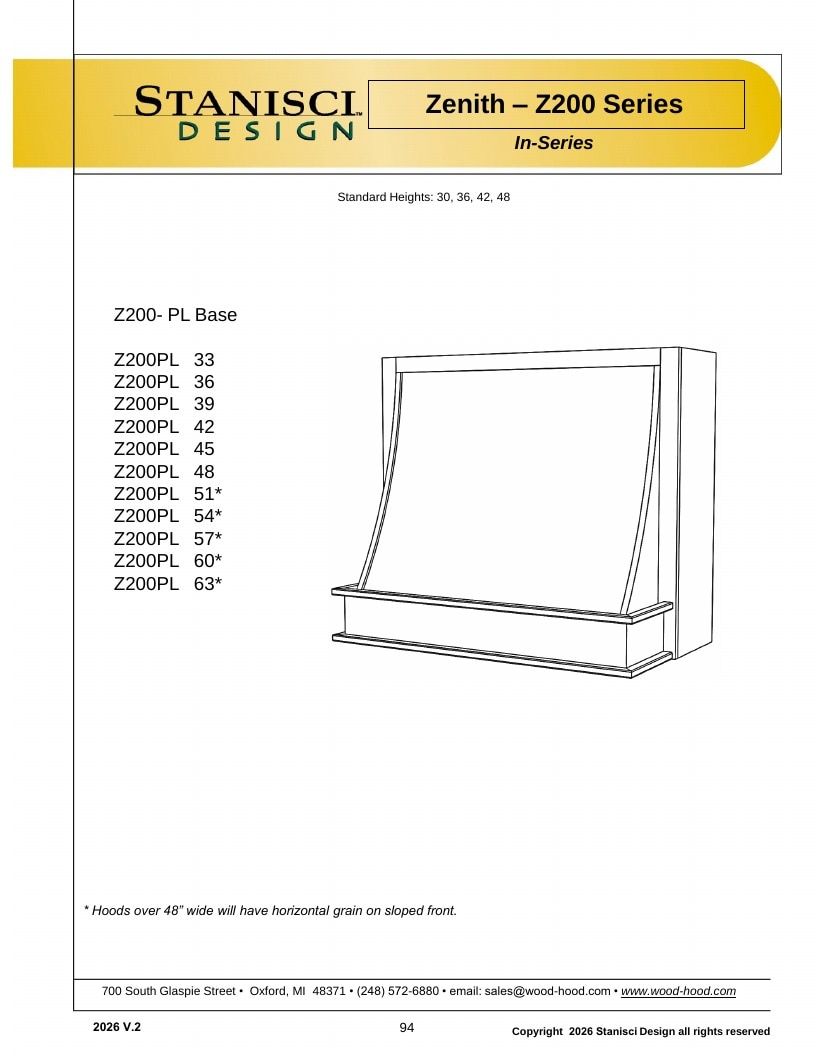 Stanisci Design Wood Hood Catalog Weekly Ad January 1 - December 31, 2026