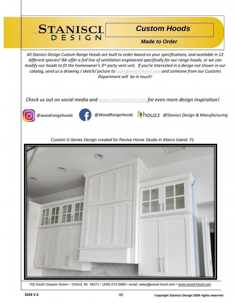 Stanisci Design Wood Hood Catalog Weekly Ad January 1 - December 31, 2026