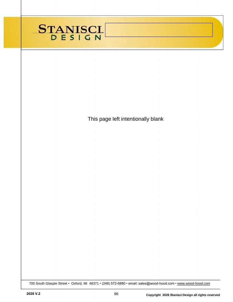 Stanisci Design Wood Hood Catalog Weekly Ad January 1 - December 31, 2026