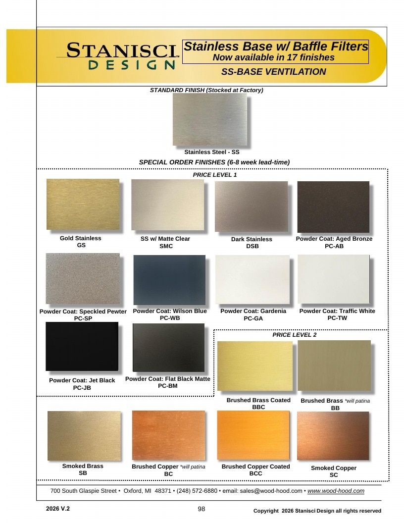 Stanisci Design Wood Hood Catalog Weekly Ad January 1 - December 31, 2026