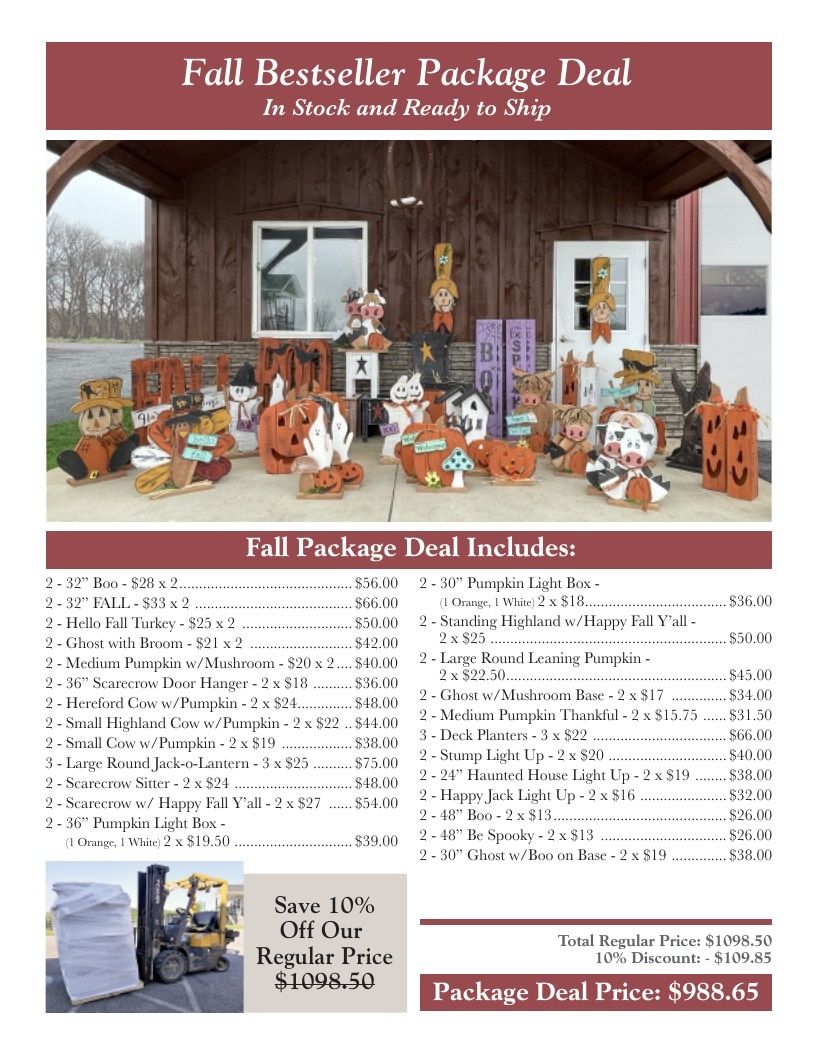 Woodland Country Creations Fall Home and Garden Catalog Weekly Ad January 1 - December 31, 2026