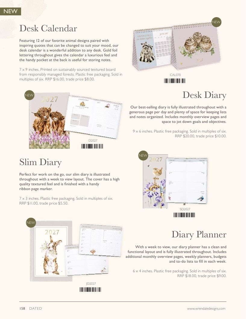 Wrendale Designs Spring and Summer Catalog Weekly Ad January 1 - December 31, 2026
