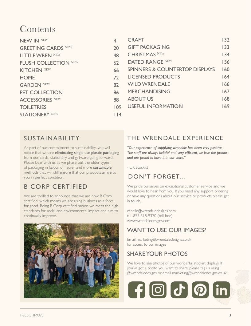 Wrendale Designs Spring and Summer Catalog Weekly Ad January 1 - December 31, 2026