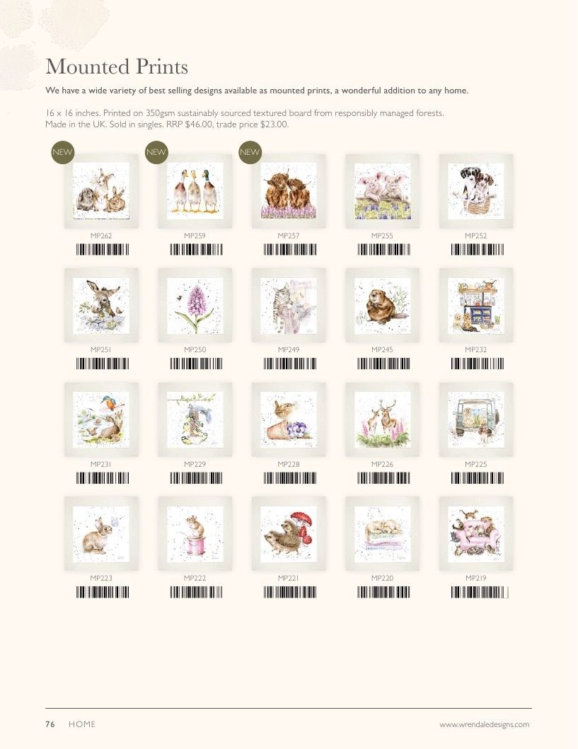 Wrendale Designs Spring and Summer Catalog Weekly Ad January 1 - December 31, 2026