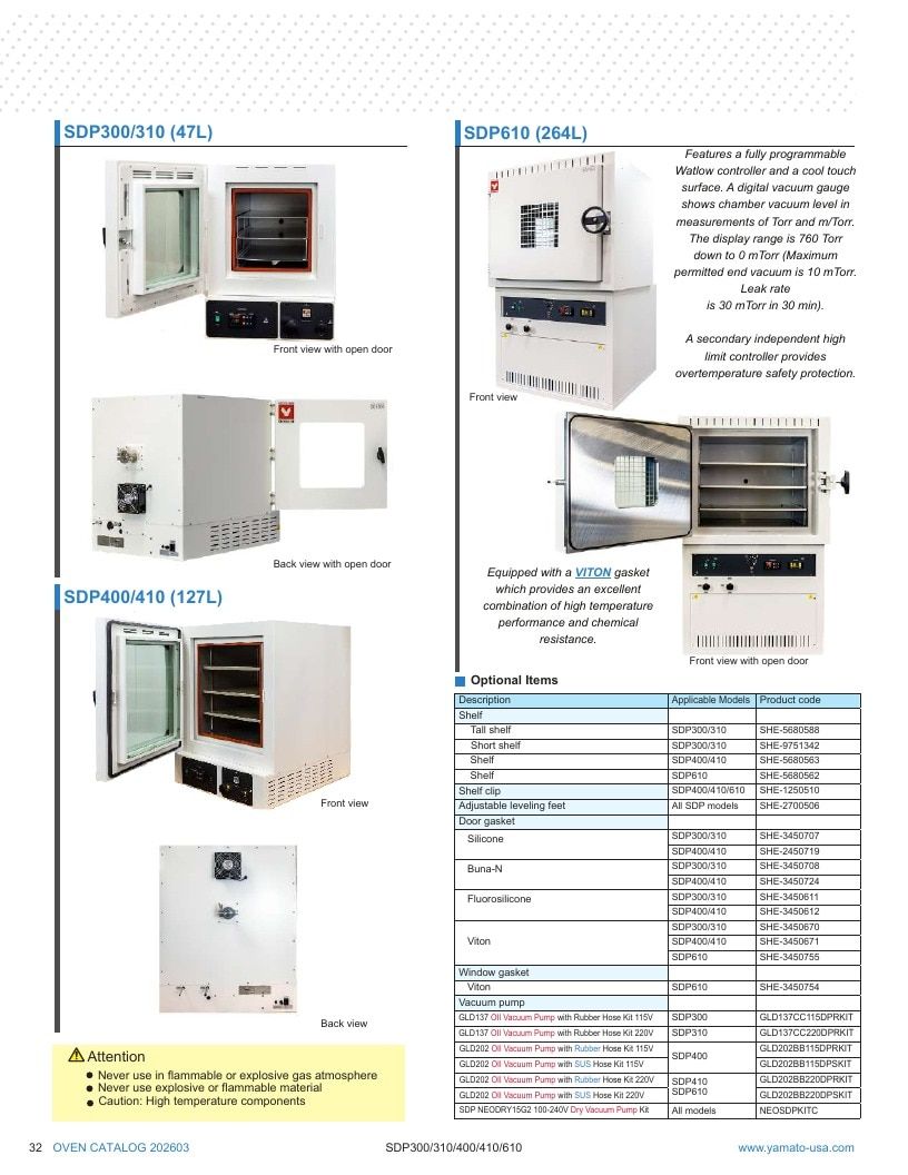 Yamato Scientific America Laboratory Equipment Catalog Weekly Ad January 1 - December 31, 2026