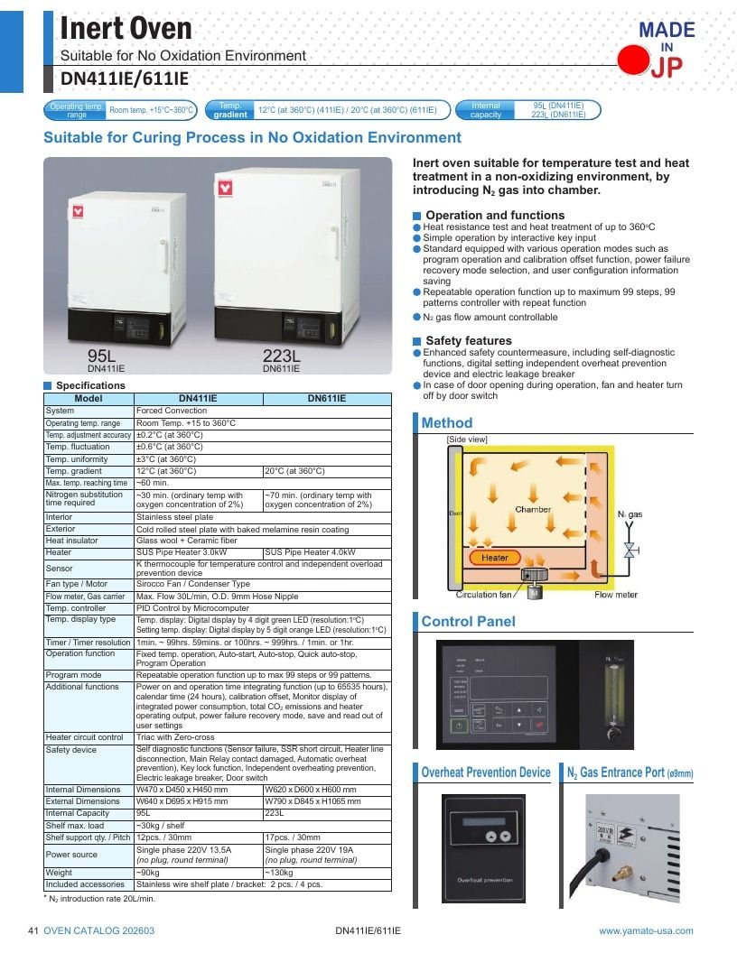 Yamato Scientific America Laboratory Equipment Catalog Weekly Ad January 1 - December 31, 2026