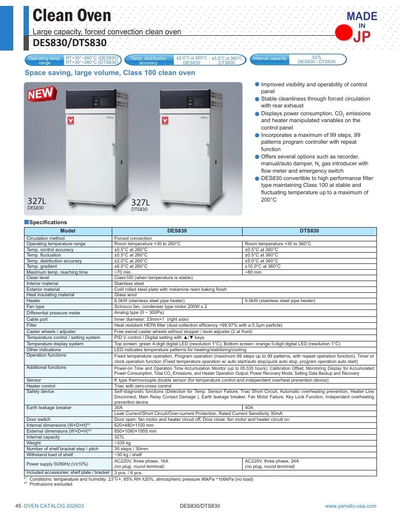 Yamato Scientific America Laboratory Equipment Catalog Weekly Ad January 1 - December 31, 2026