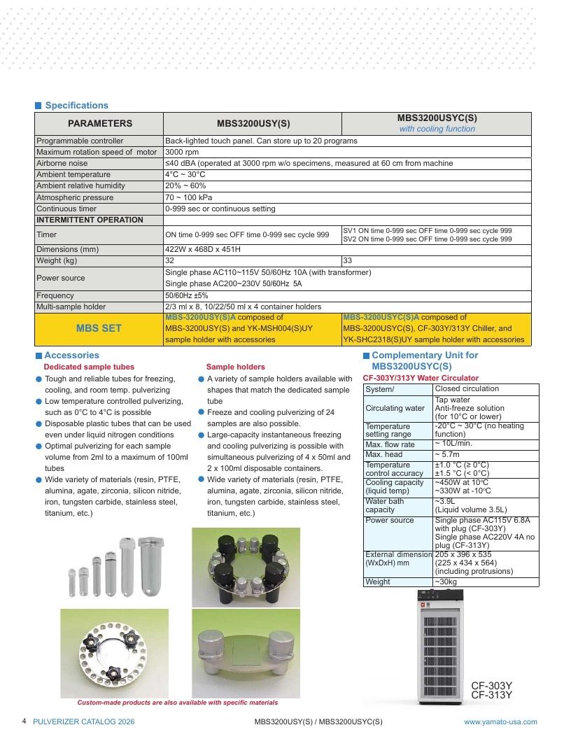 Yamato Scientific America Laboratory Equipment Catalog Weekly Ad January 1 - December 31, 2026