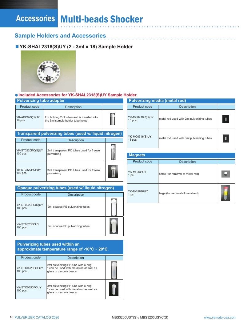 Yamato Scientific America Laboratory Equipment Catalog Weekly Ad January 1 - December 31, 2026