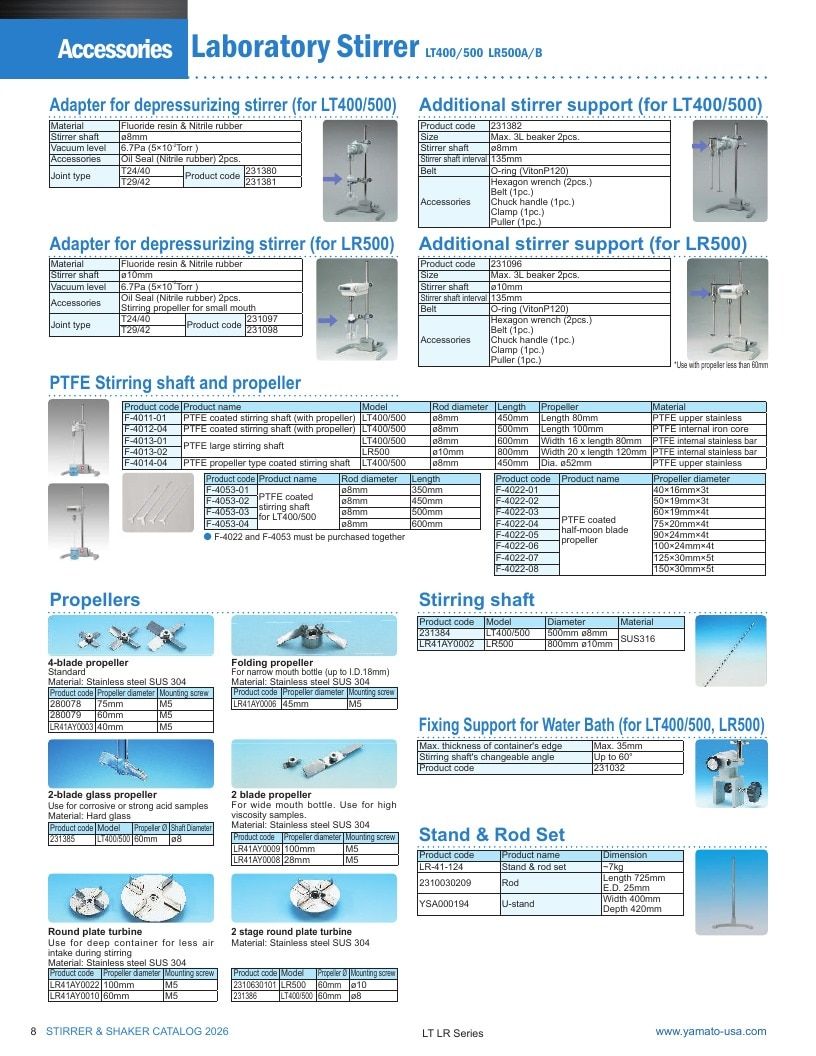 Yamato Scientific America Laboratory Equipment Catalog Weekly Ad January 1 - December 31, 2026