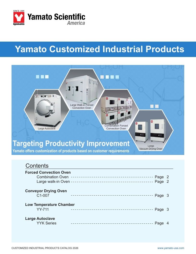 Yamato Scientific America Laboratory Equipment Catalog Weekly Ad January 1 - December 31, 2026