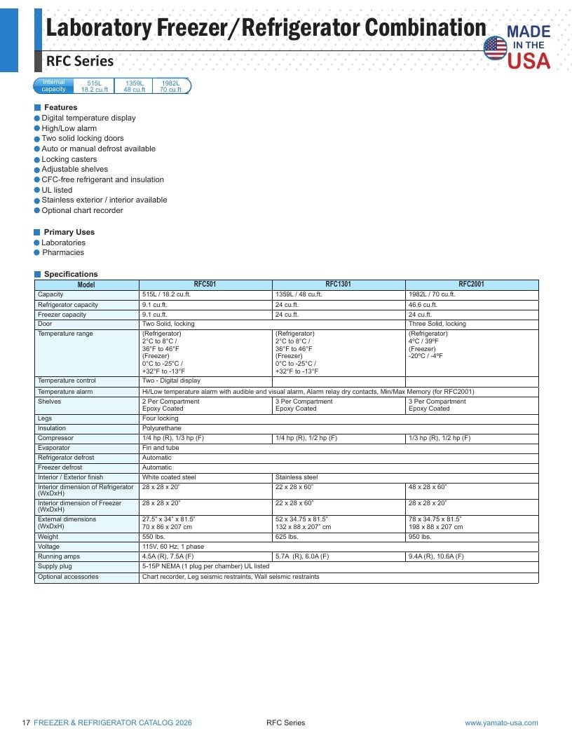 Yamato Scientific America Laboratory Equipment Catalog Weekly Ad January 1 - December 31, 2026