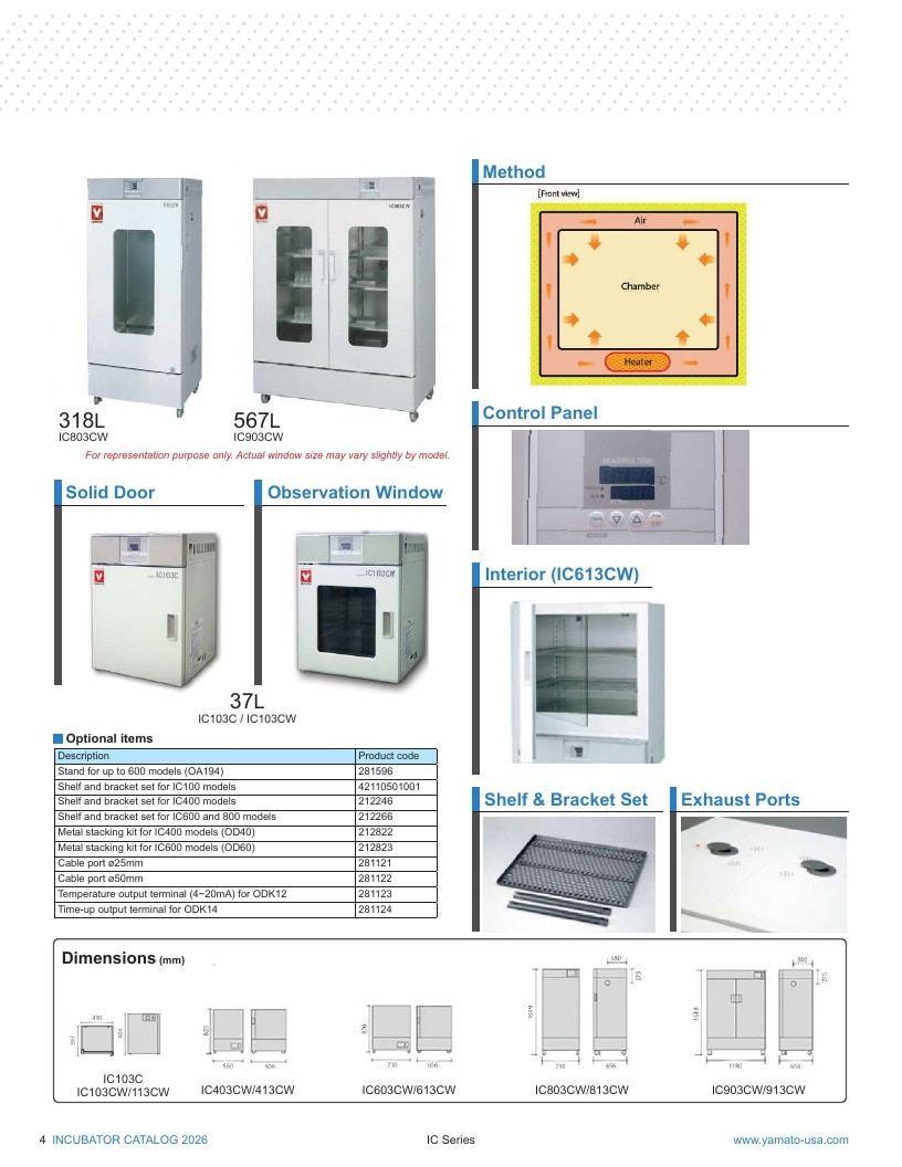 Yamato Scientific America Laboratory Equipment Catalog Weekly Ad January 1 - December 31, 2026