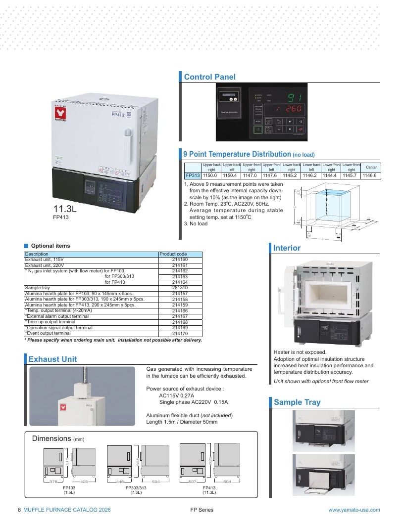 Yamato Scientific America Laboratory Equipment Catalog Weekly Ad January 1 - December 31, 2026