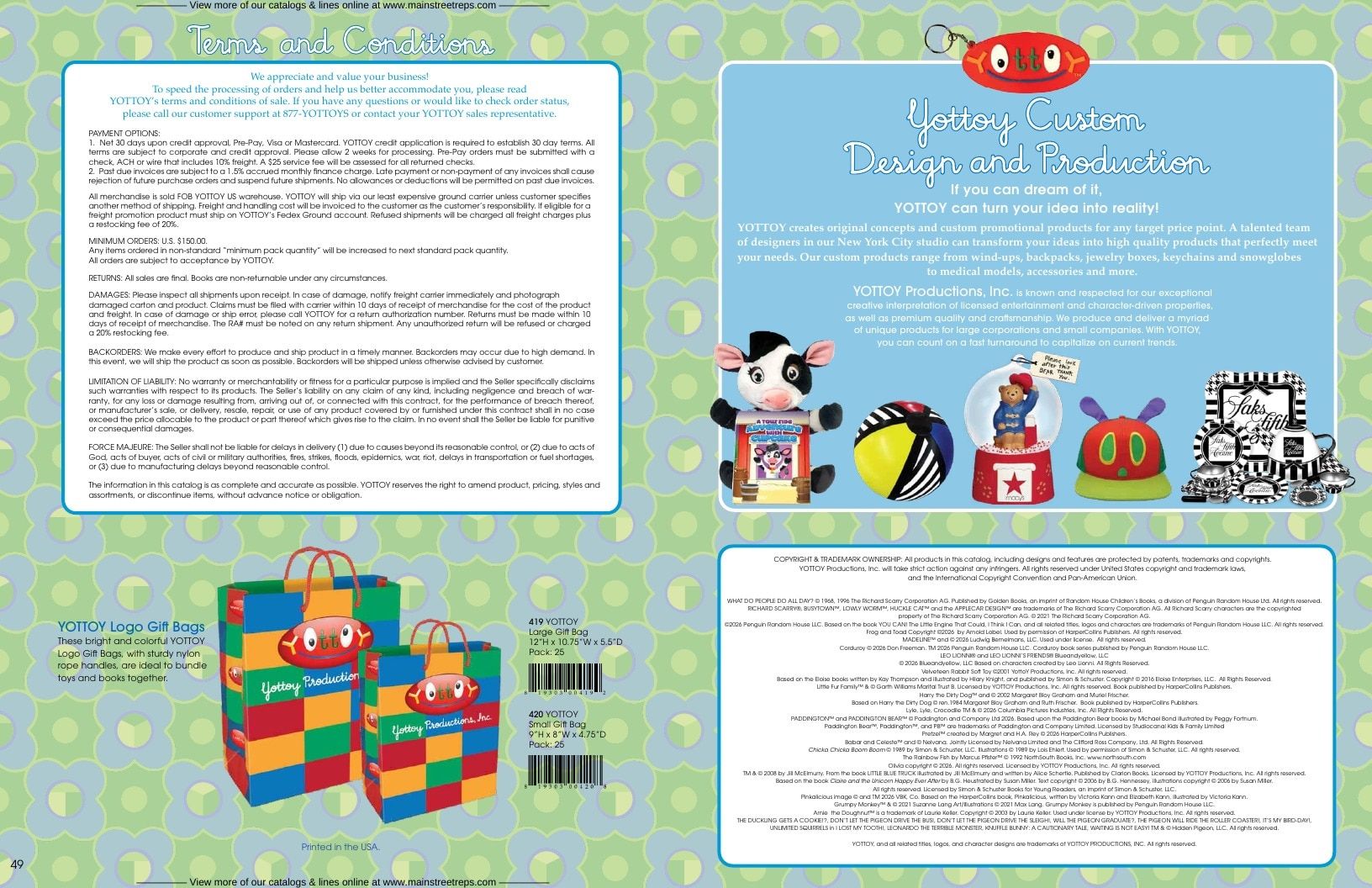 YOTTOY Plush Toys Catalog Weekly Ad January 1 - December 31, 2026