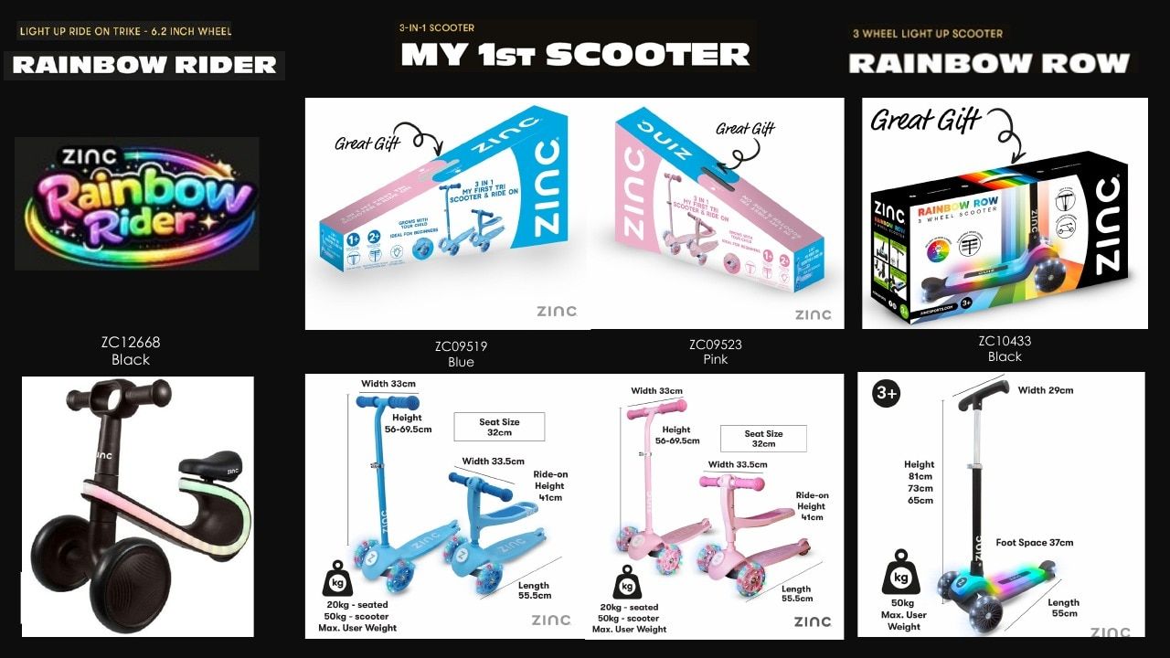 Zinc Sports Annual Scooters Catalog Weekly Ad January 1 - December 31, 2026