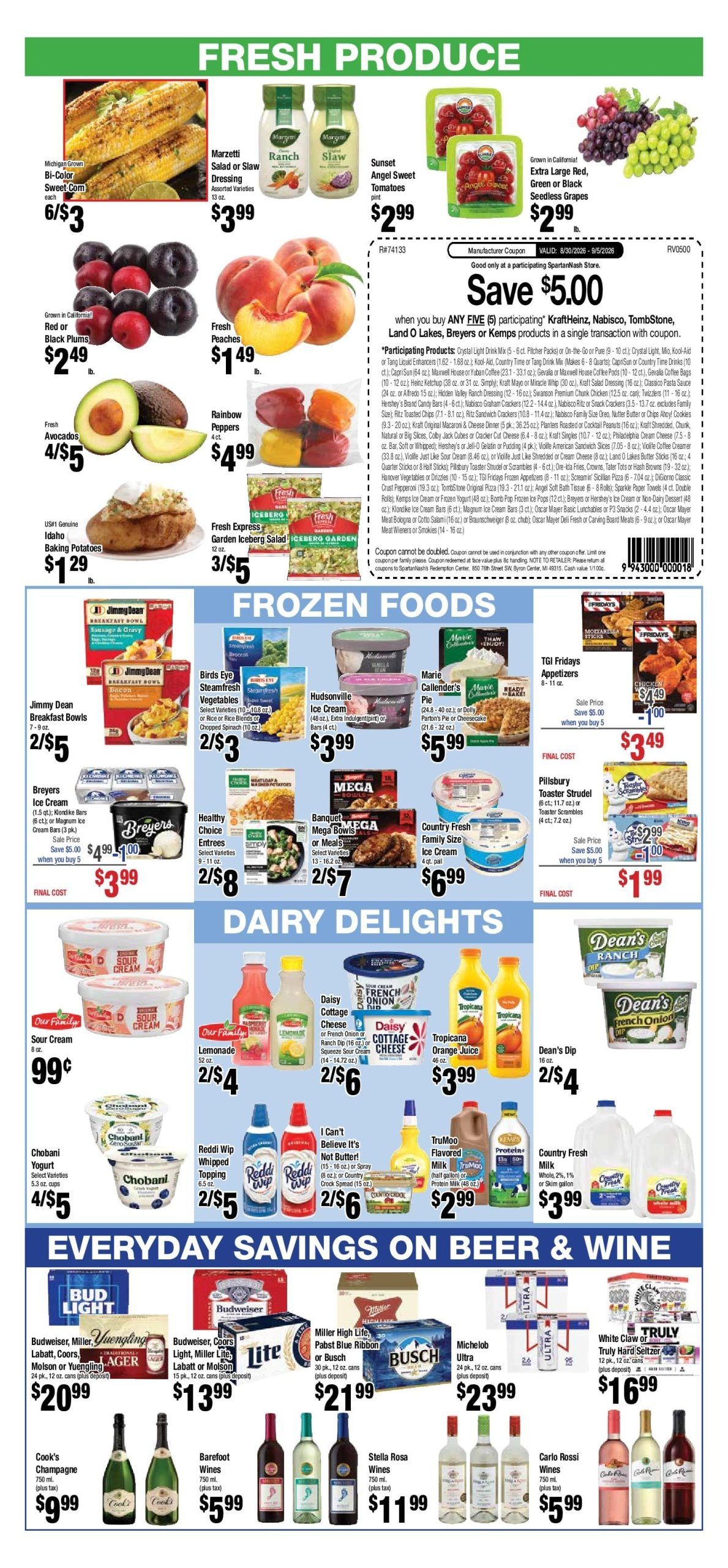 8 Mile Foodland Weekly Ad August 30 - September 5, 2026