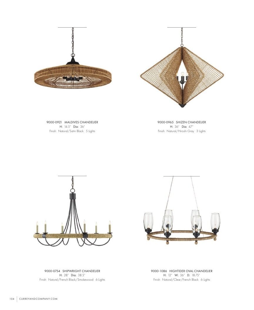 Currey & Company Lighting Collection Catalog Weekly Ad January 1 - December 31, 2026
