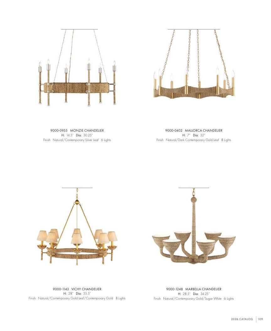 Currey & Company Lighting Collection Catalog Weekly Ad January 1 - December 31, 2026