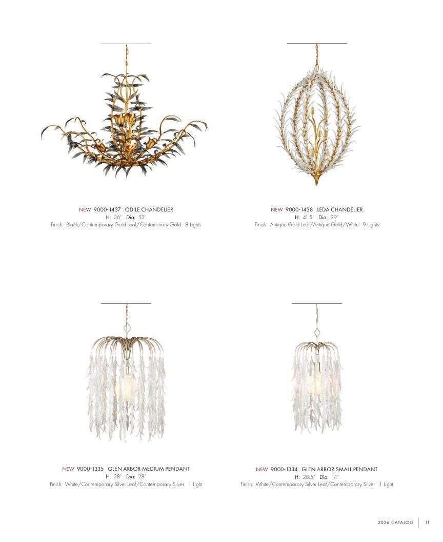 Currey & Company Lighting Collection Catalog Weekly Ad January 1 - December 31, 2026