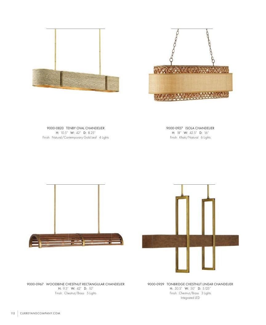 Currey & Company Lighting Collection Catalog Weekly Ad January 1 - December 31, 2026