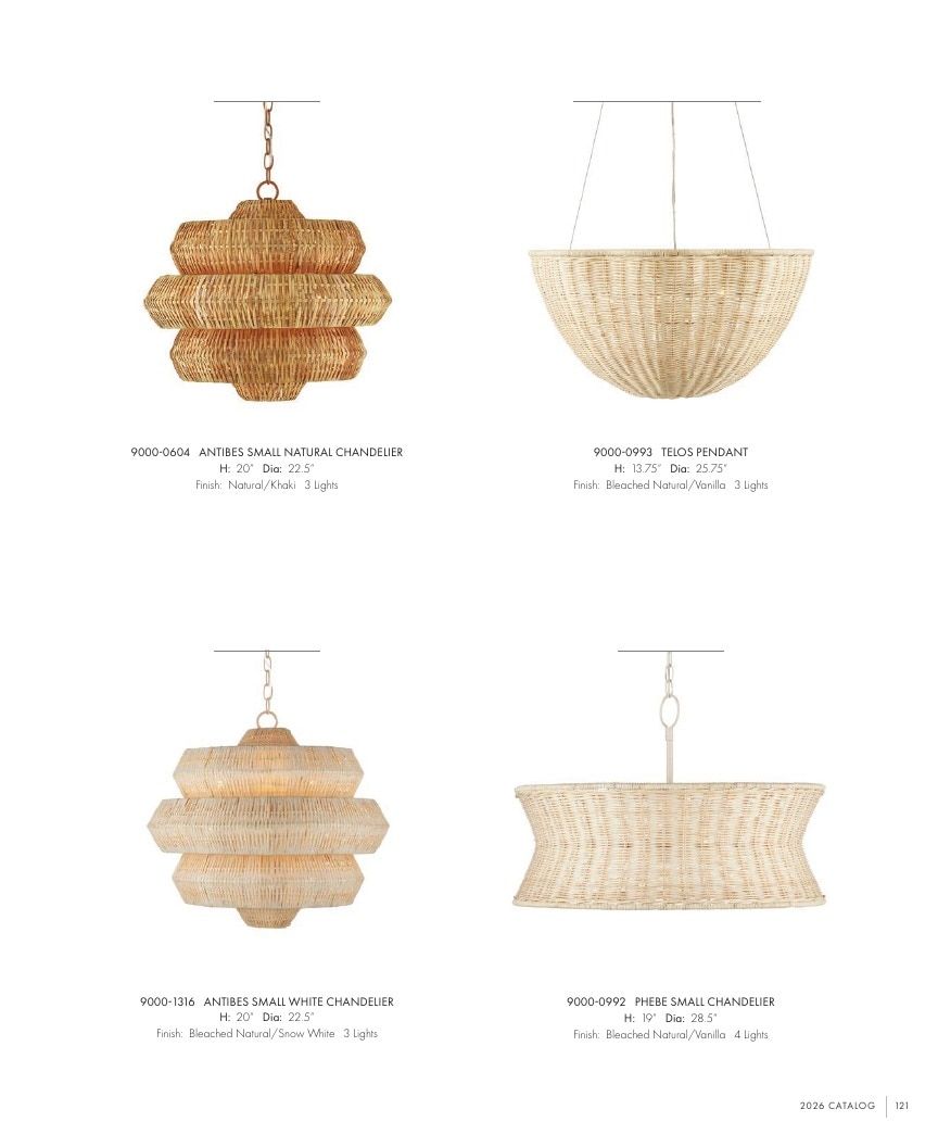 Currey & Company Lighting Collection Catalog Weekly Ad January 1 - December 31, 2026
