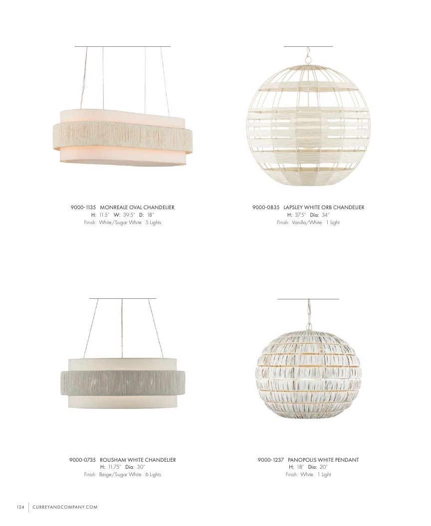 Currey & Company Lighting Collection Catalog Weekly Ad January 1 - December 31, 2026