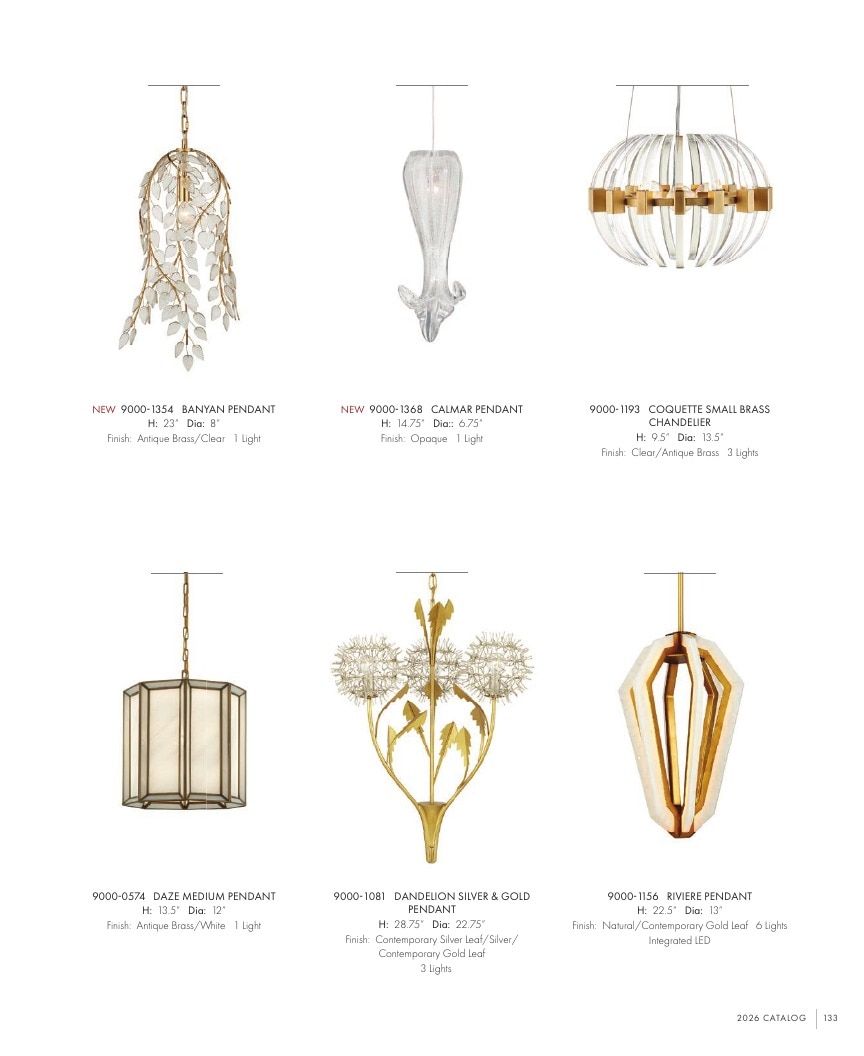 Currey & Company Lighting Collection Catalog Weekly Ad January 1 - December 31, 2026