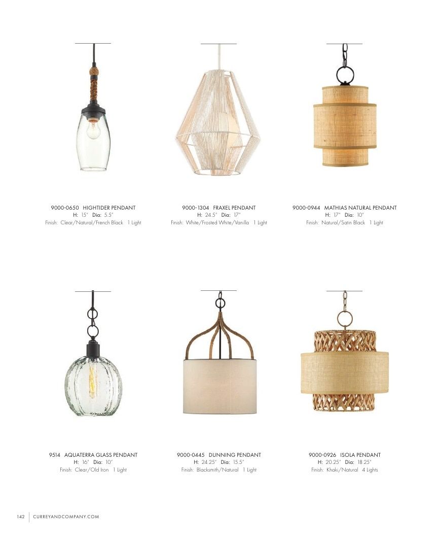 Currey & Company Lighting Collection Catalog Weekly Ad January 1 - December 31, 2026