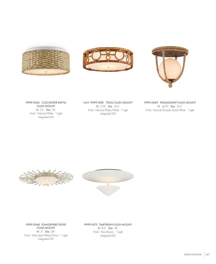 Currey & Company Lighting Collection Catalog Weekly Ad January 1 - December 31, 2026