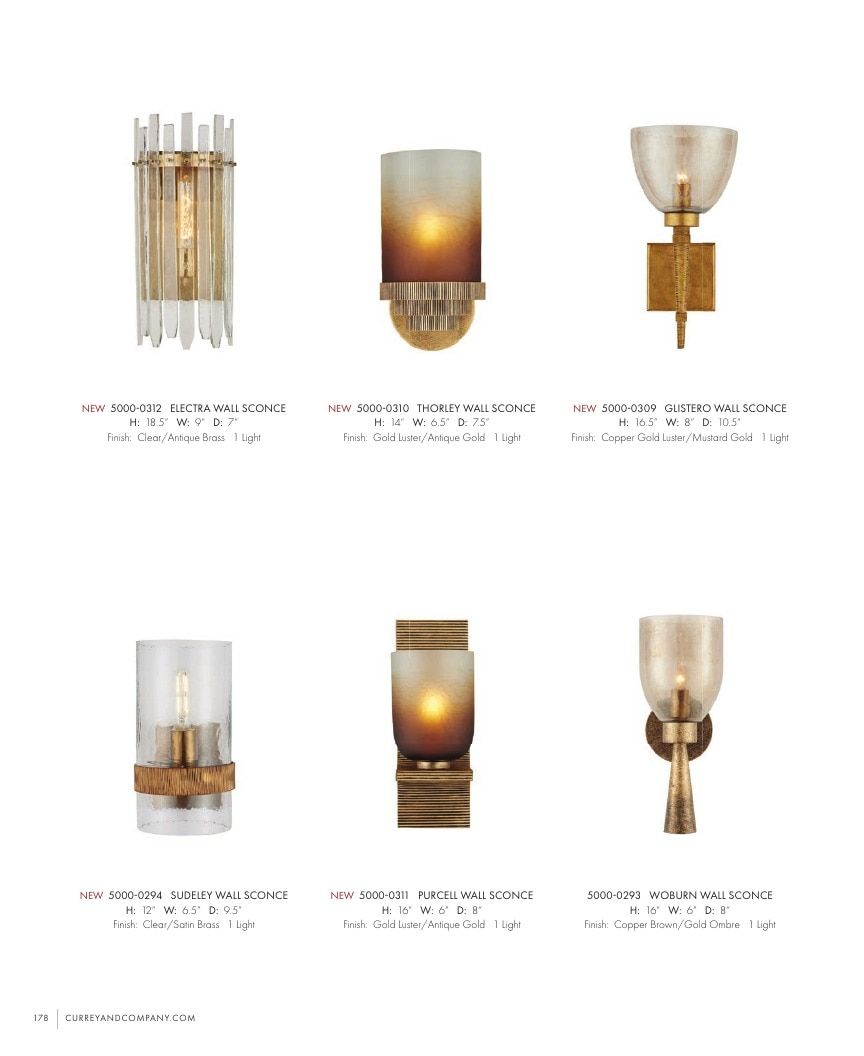 Currey & Company Lighting Collection Catalog Weekly Ad January 1 - December 31, 2026