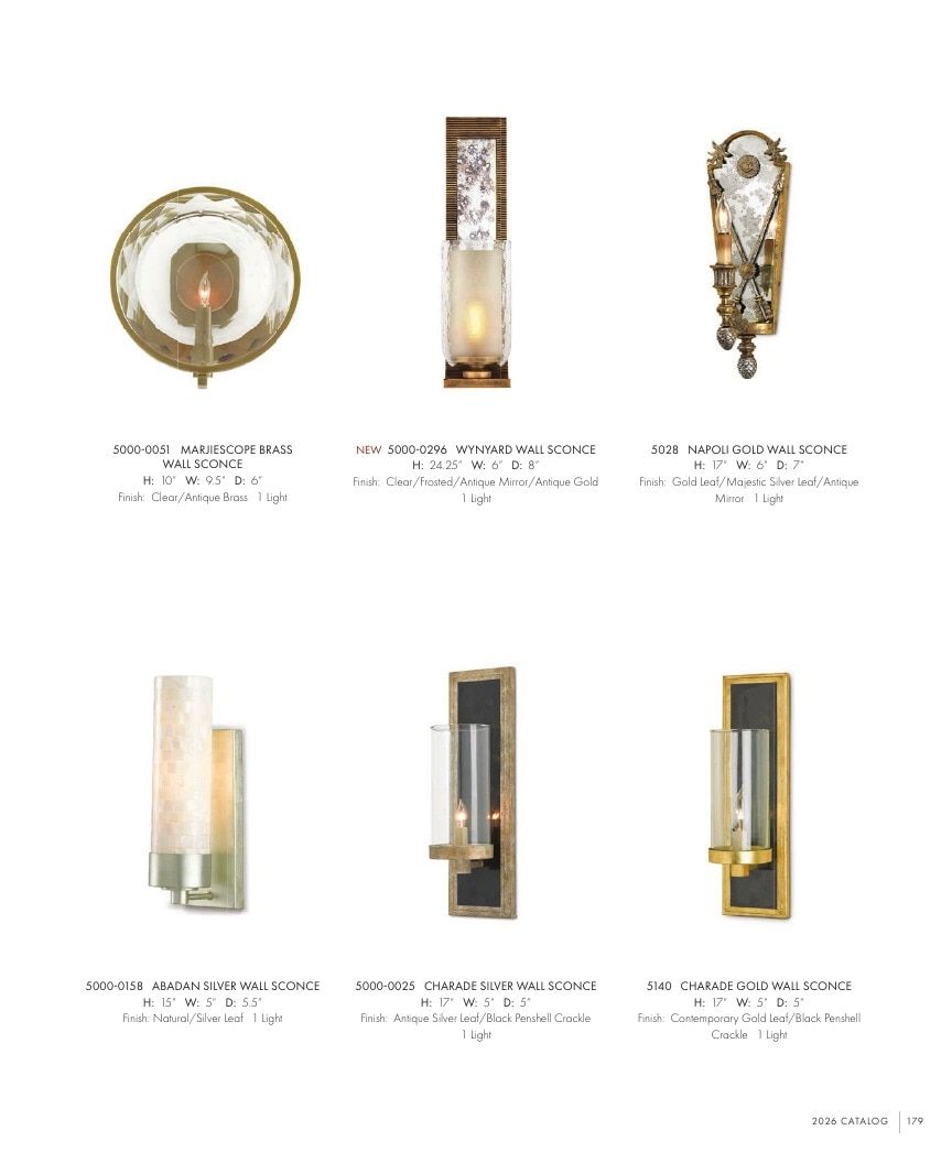 Currey & Company Lighting Collection Catalog Weekly Ad January 1 - December 31, 2026