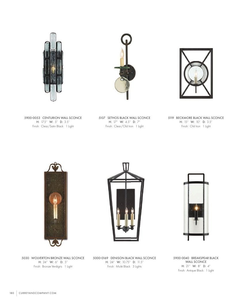 Currey & Company Lighting Collection Catalog Weekly Ad January 1 - December 31, 2026