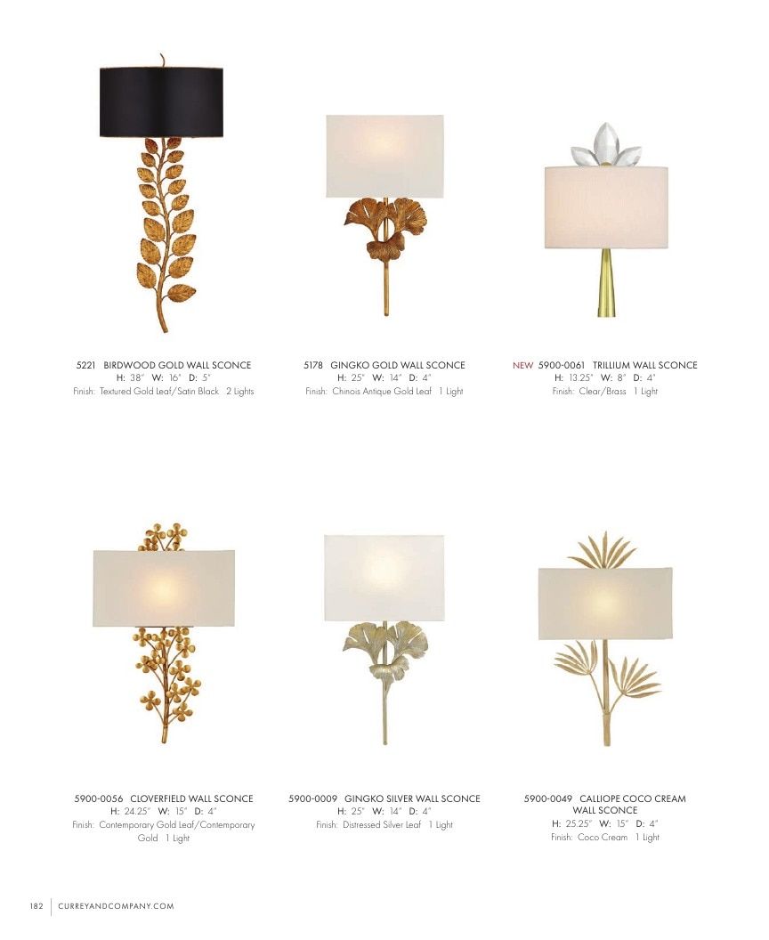 Currey & Company Lighting Collection Catalog Weekly Ad January 1 - December 31, 2026