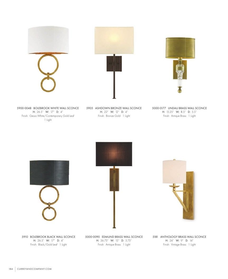 Currey & Company Lighting Collection Catalog Weekly Ad January 1 - December 31, 2026