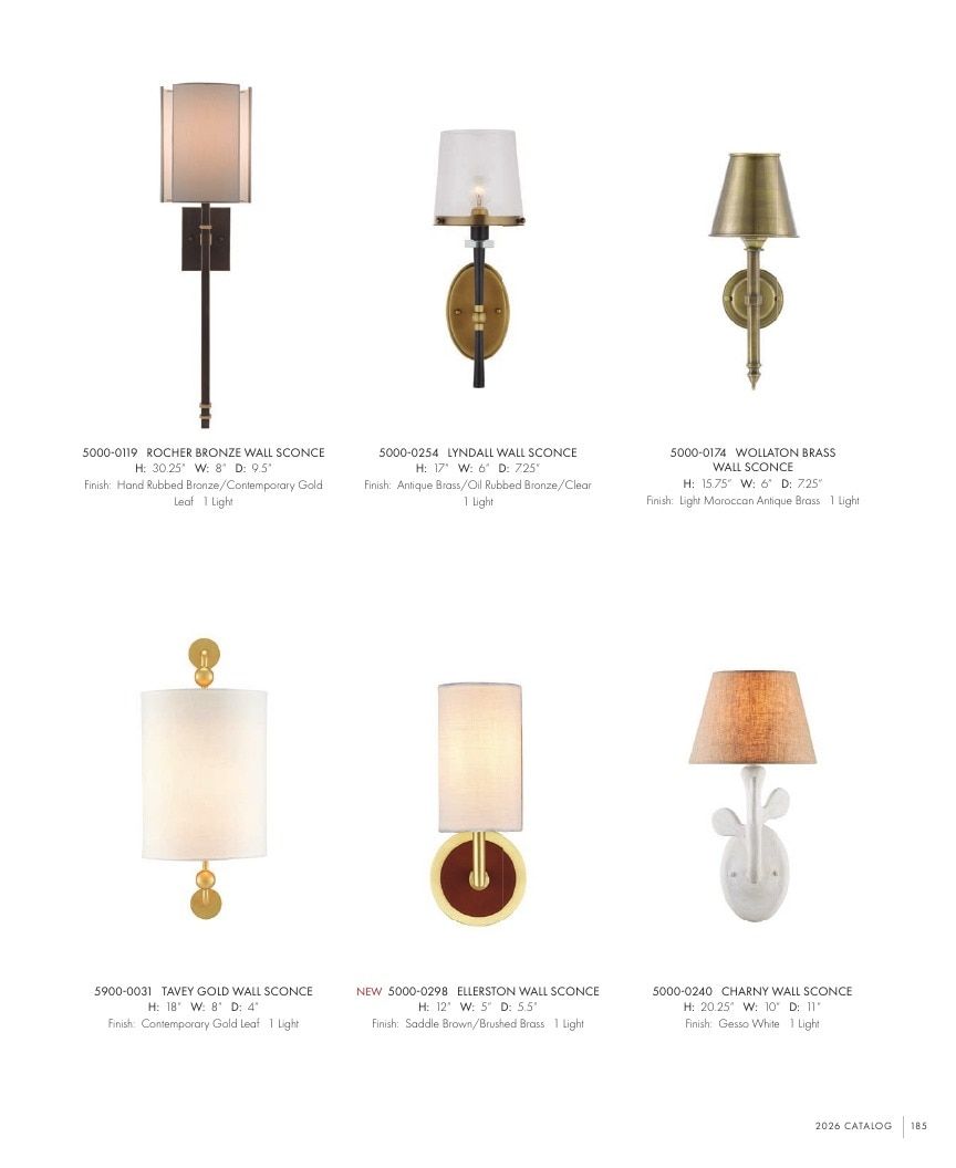 Currey & Company Lighting Collection Catalog Weekly Ad January 1 - December 31, 2026