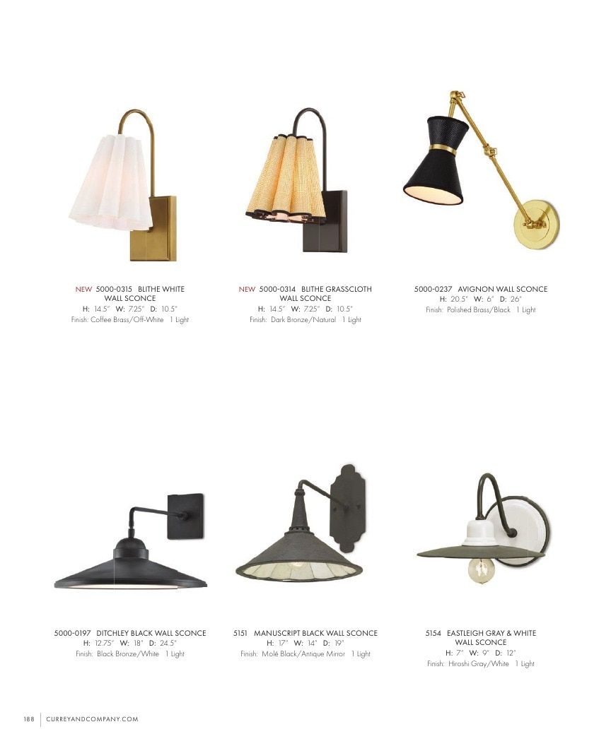 Currey & Company Lighting Collection Catalog Weekly Ad January 1 - December 31, 2026