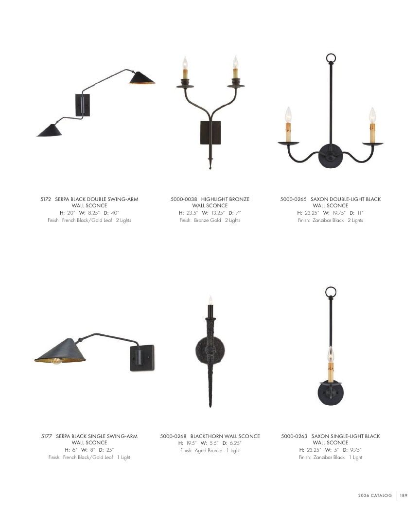 Currey & Company Lighting Collection Catalog Weekly Ad January 1 - December 31, 2026
