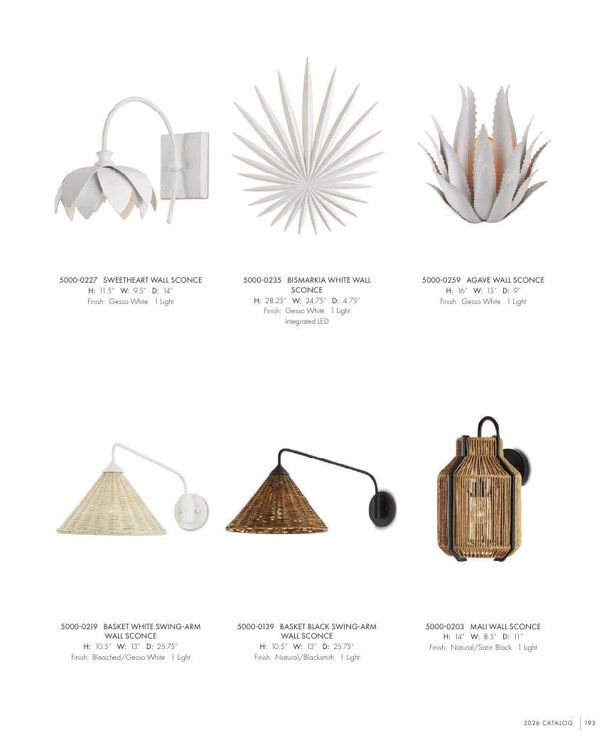 Currey & Company Lighting Collection Catalog Weekly Ad January 1 - December 31, 2026