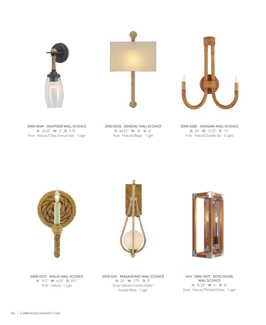 Currey & Company Lighting Collection Catalog Weekly Ad January 1 - December 31, 2026