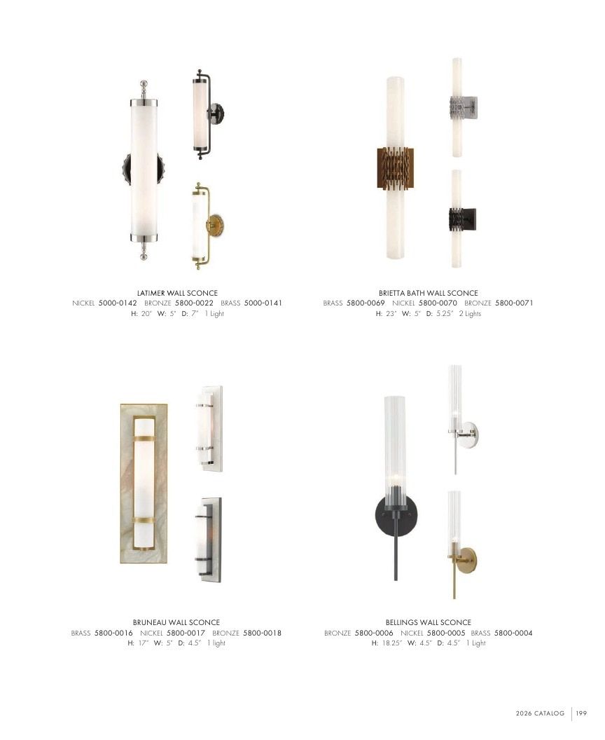 Currey & Company Lighting Collection Catalog Weekly Ad January 1 - December 31, 2026