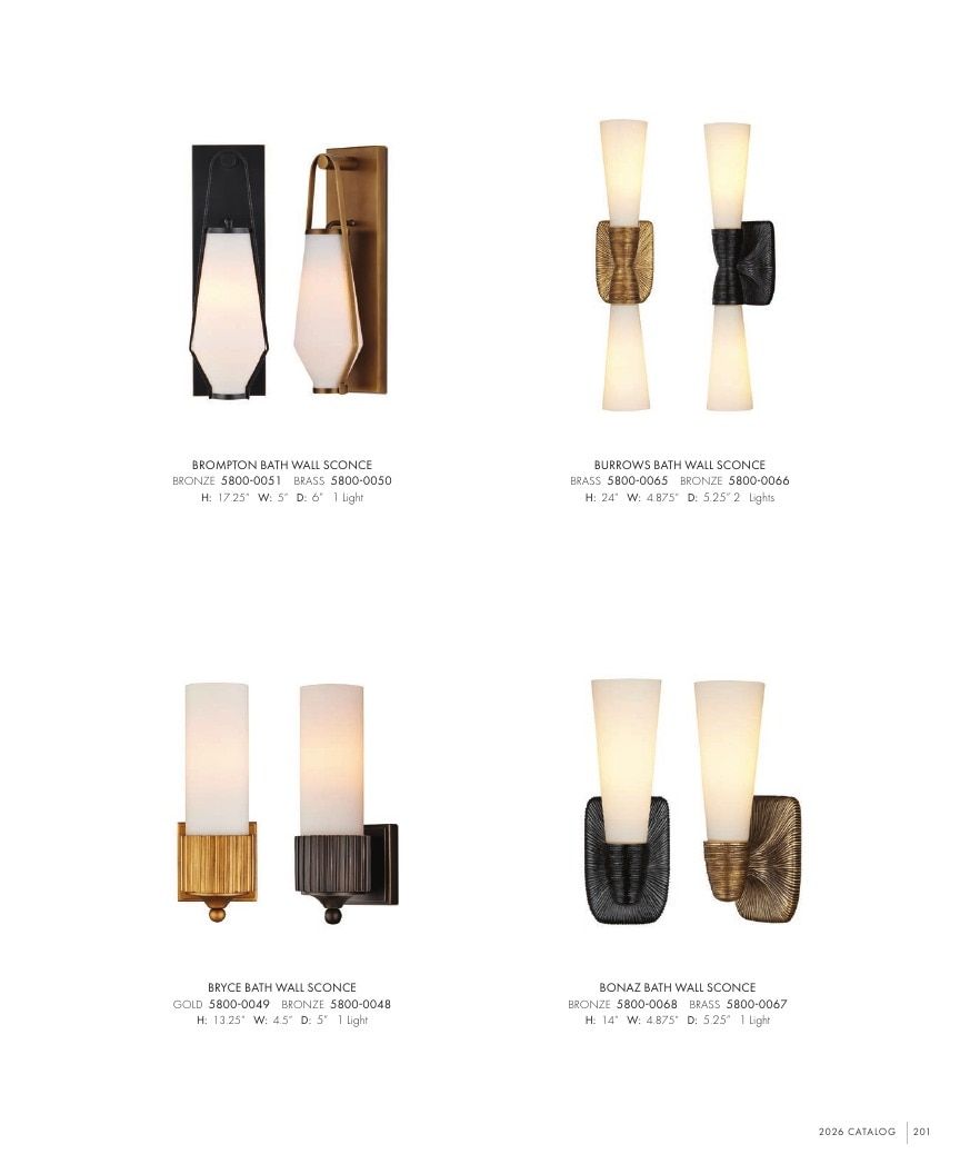 Currey & Company Lighting Collection Catalog Weekly Ad January 1 - December 31, 2026