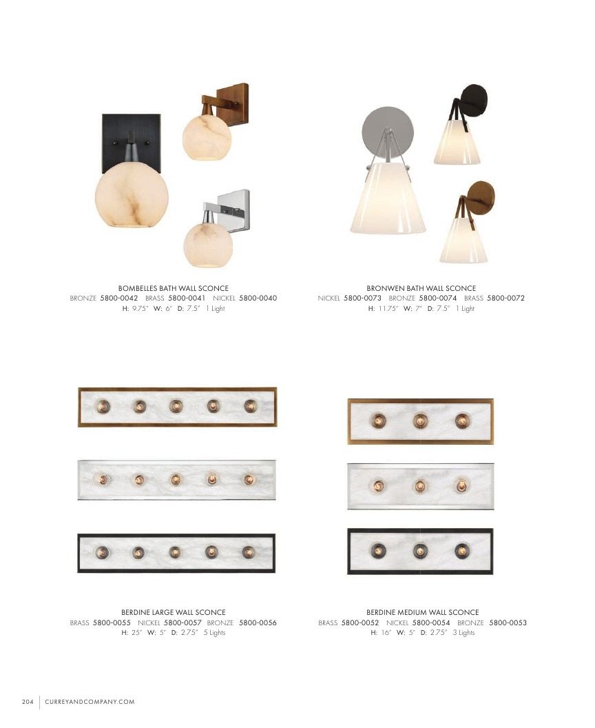 Currey & Company Lighting Collection Catalog Weekly Ad January 1 - December 31, 2026