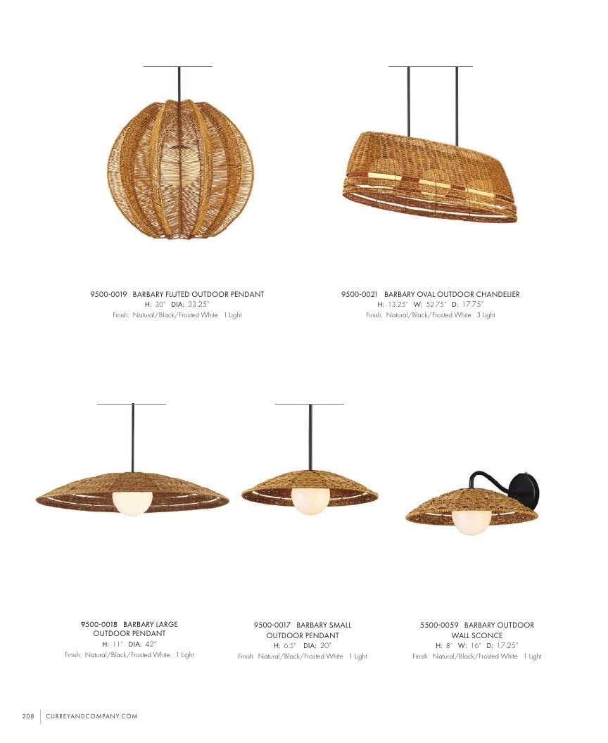 Currey & Company Lighting Collection Catalog Weekly Ad January 1 - December 31, 2026